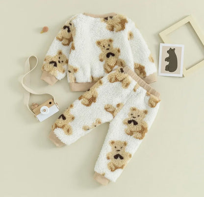 Cozy Fleece Teddy Set