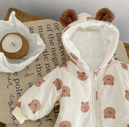 Teddy Bear Pramsuit