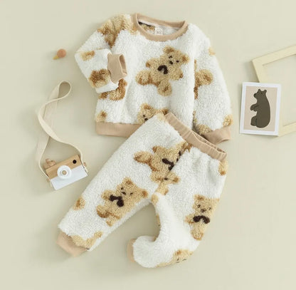 Cozy Fleece Teddy Set