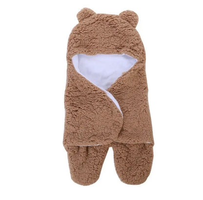 Soft Newborn Baby Bear Wrap Blanket