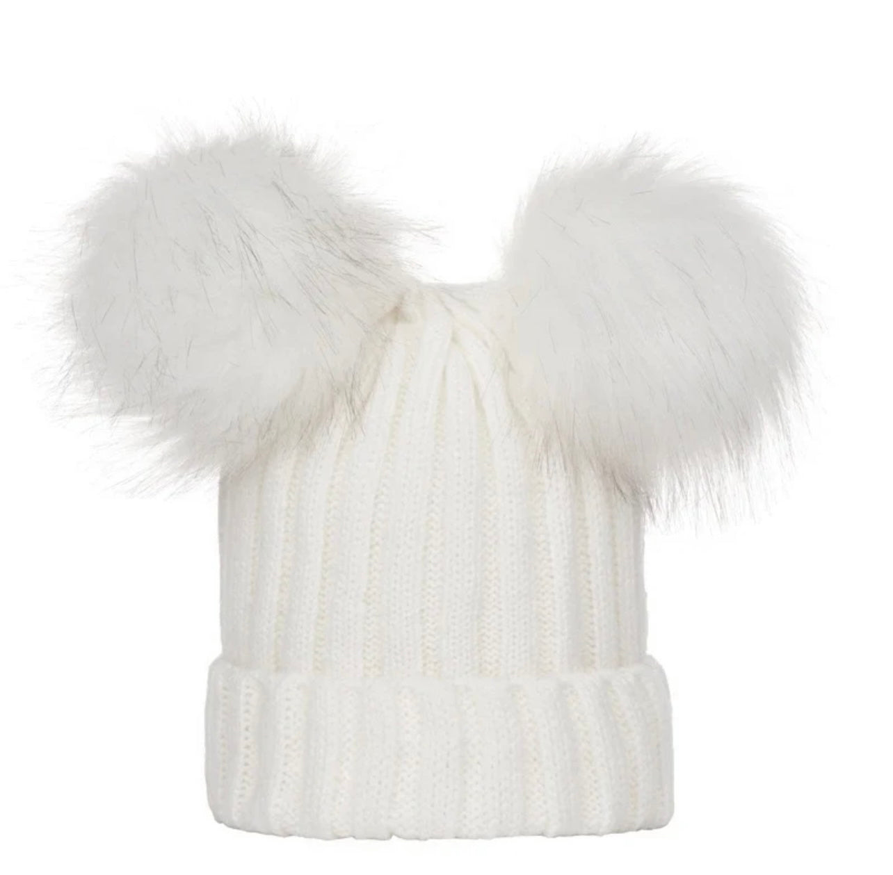 Double Pom Pom Hat