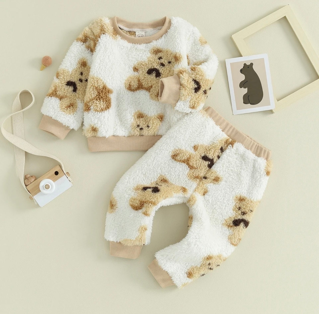 Cozy Fleece Teddy Set