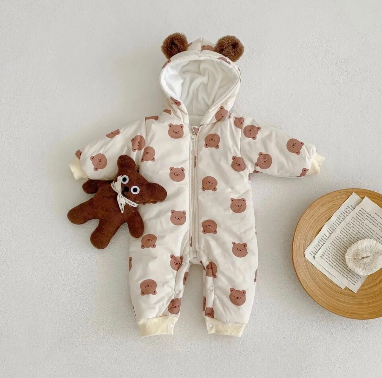 Teddy Bear Pramsuit