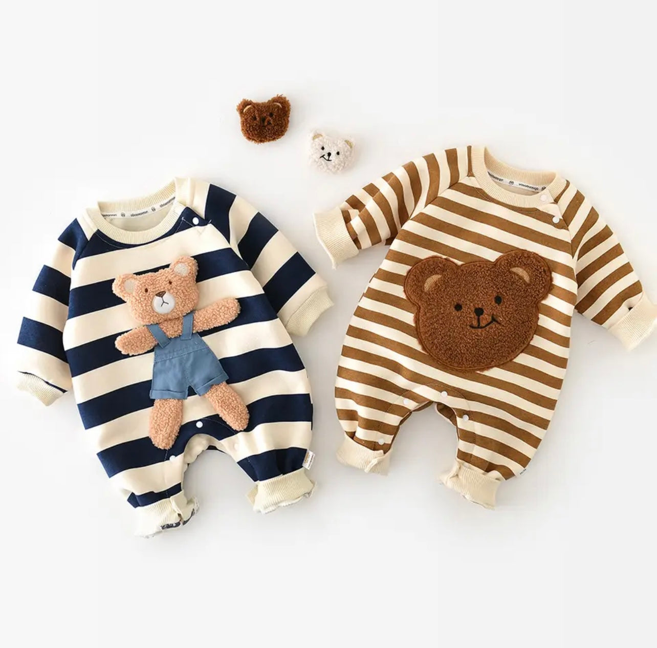 Bruno The Bear Baby Romper