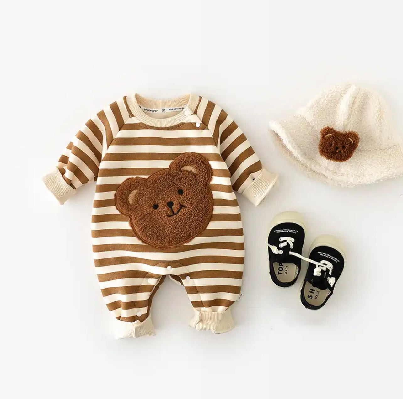 Bruno The Bear Baby Romper